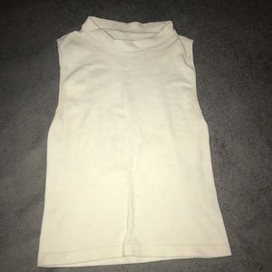 Fitting White Turtle Neck